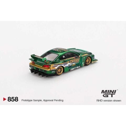 Mini GT 1/64 Nissan LB-Super Silhouette S15 SILVIA LBWK 2024 Fausto Racing - Blister Paket MGT00858-BL
