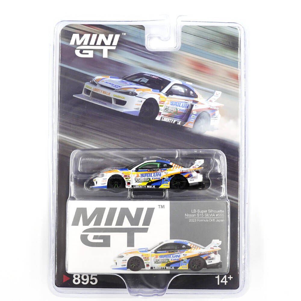 Mini GT 1/64 Nissan LB-Super Silhouette S15 SILVIA 2023 Formula Drift Japan - Blister Paket MGT00895-BL