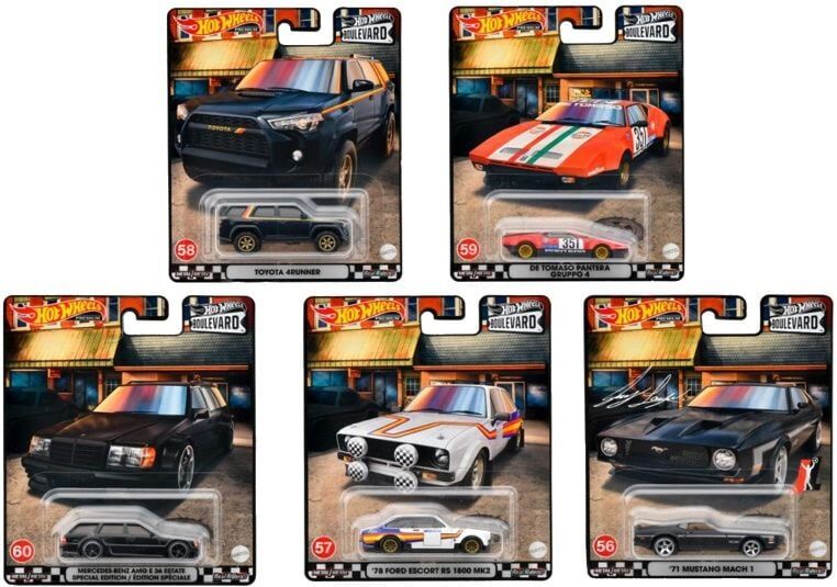 Hot Wheels Boulevard Premium Araçlar GJT68 5'Li Set