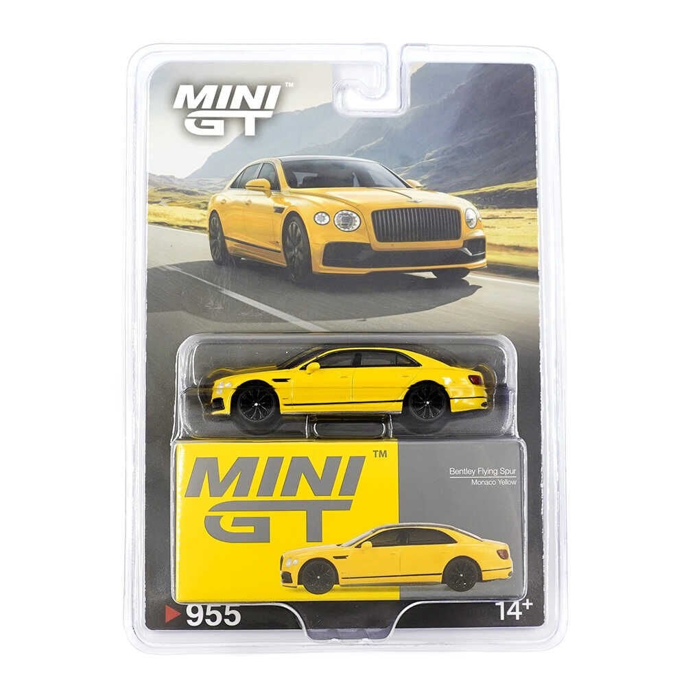 Mini GT 1/64 Bentley Flying Spur Monaco Yellow - Blister Paket MGT00955-BL