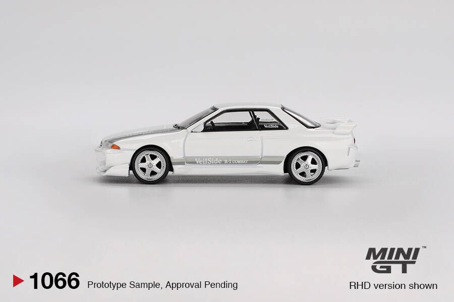 Mini GT 1/64 Nissan Skyline GT-R (R32) VeilSide Combat C-I White MGT01066