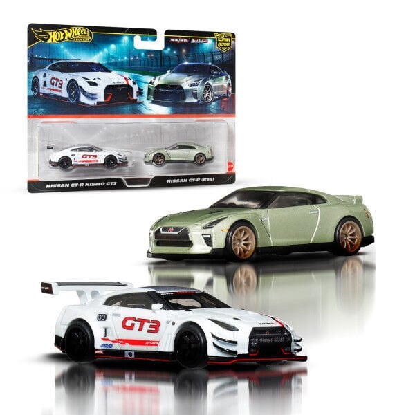 Hot Wheels 2'li̇ Premi̇um Araba Seti̇ Nissan Gt-R Nismo Gt3 ve Nissan Gt-R (R35) JBL05