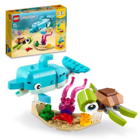 LEGO Creator 3ü 1 Arada Yunus ve Kaplumbağa 31128