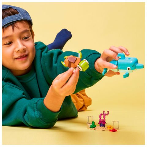 LEGO Creator 3ü 1 Arada Yunus ve Kaplumbağa 31128