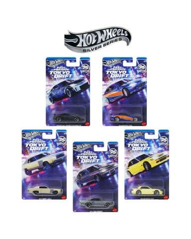 Hot Wheels Uzun Kart Fast & Furious Tokyo Drift 5'Li Set