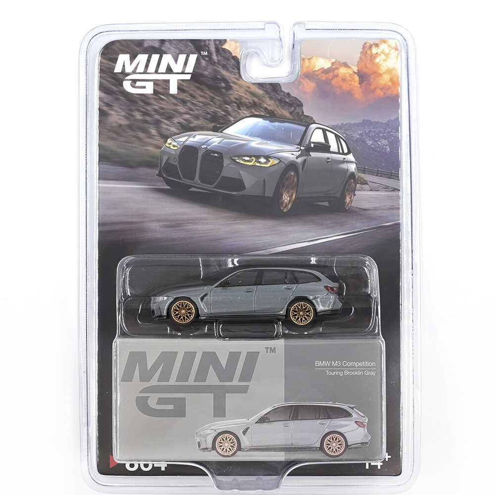 Mini GT 1/64 BMW M3 Competition Touring Brooklyn Grey - Blister Paket MGT00864-BL