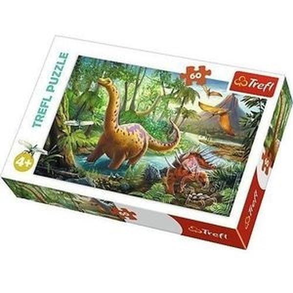 Trefl Puzzle Çocuk 60 Parça Dinosaur Migration