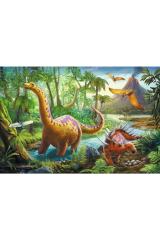 Trefl Puzzle Çocuk 60 Parça Dinosaur Migration