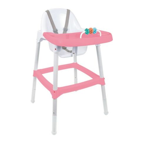 Dolu Oyuncaklı Mama Sandalyesi Pembe 7354