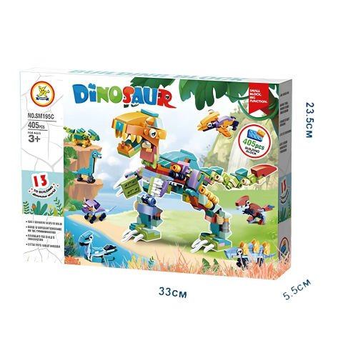 Kızılkaya Oyuncak Lego Dinazor 405 Parça KZL-SM195C