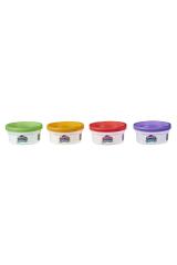 Play-doh Elastik 4'lü Hamur - Çarpıcı Renkler E9863