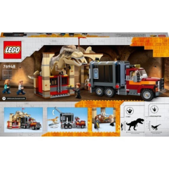 LEGO Jurassic World T. Rex ve Atrociraptor Dinozor Kaçışı 76948