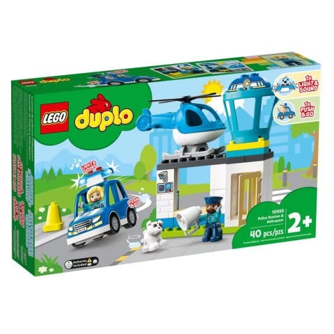 LEGO DUPLO Kurtarma Polis Merkezi ve Helikopter 10959