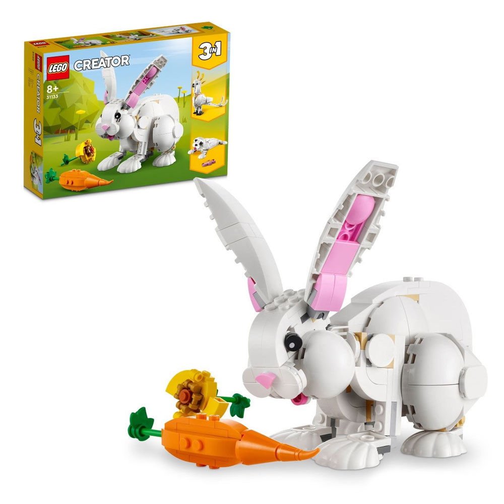 LEGO Creator 3’ü 1 Arada Beyaz Tavşan 31133