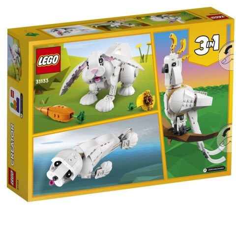 LEGO Creator 3’ü 1 Arada Beyaz Tavşan 31133