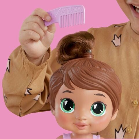 Baby Alive Bebeğimle Şampuan Eğlencesi Esmer F9120