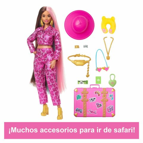 Barbie Extra Seyahat Bebekleri Safari Temalı HPT48