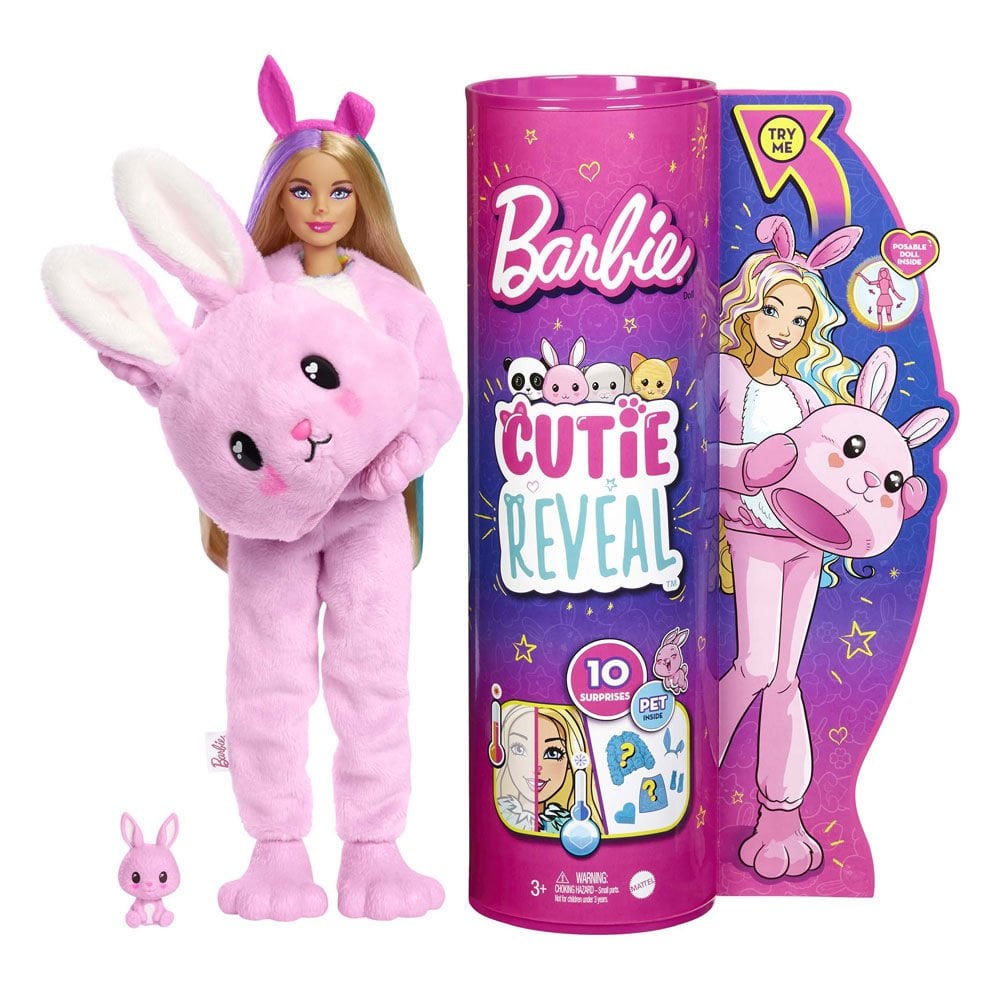 Barbie Cutie Reveal Bebekler Tavşan HHG18-HHG19