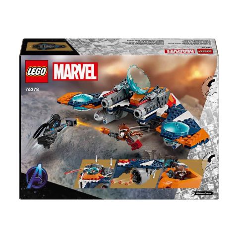 LEGO® Marvel Rocket'in Warbird Aracı Ronan'a Karşı 76278