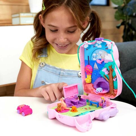 Polly Pocket Çanta Olabilen Micro Oyun Setleri GKJ63 - Koala Adventures