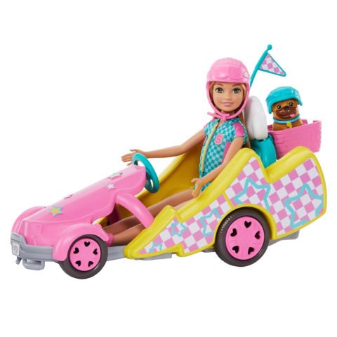Barbie Stacie Go-Kart Yapıyor Oyun Seti HRM08
