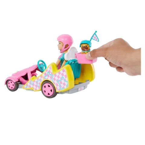 Barbie Stacie Go-Kart Yapıyor Oyun Seti HRM08
