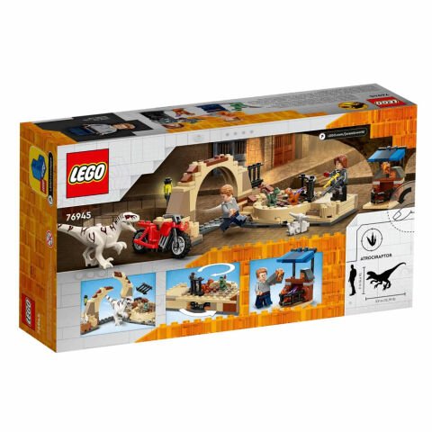 LEGO Jurassic World Atrociraptor Dinozor: Motosiklet Takibi 76945