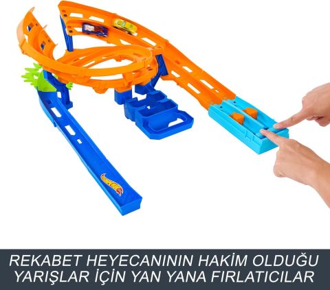 Hot Wheels İkili Yarış ve Akrobasi Pisti HTK17