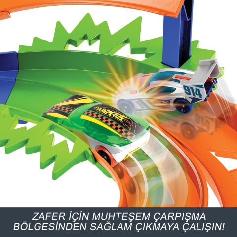 Hot Wheels İkili Yarış ve Akrobasi Pisti HTK17