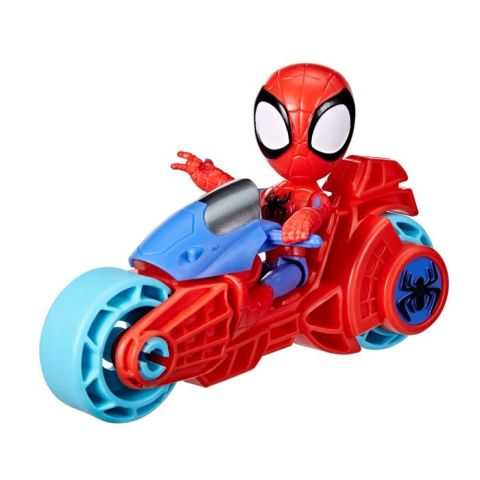 Spider And Hıs Amazıng Frıends Motorsiklet Ve Figür Spidey F6777-F7459