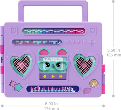 Polly Pocket Radyo Temalı Moda Eğlencesi Oyun Seti HRD65