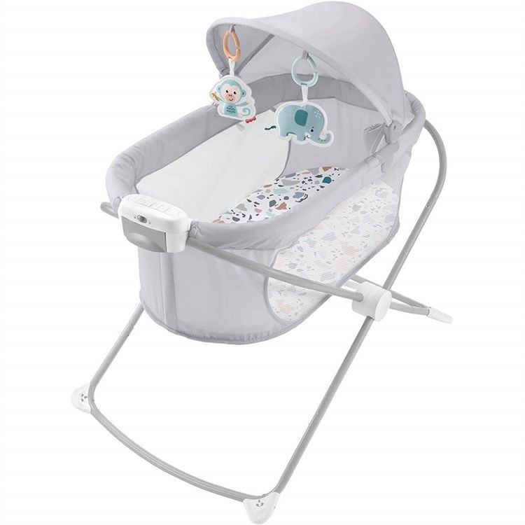 Fisher Price Katlanabilir, Müzikli ve Işıklı Soothing View Projeksiyon Beşiği GWD36
