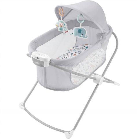 Fisher Price Katlanabilir, Müzikli ve Işıklı Soothing View Projeksiyon Beşiği GWD36