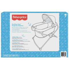 Fisher Price Katlanabilir, Müzikli ve Işıklı Soothing View Projeksiyon Beşiği GWD36