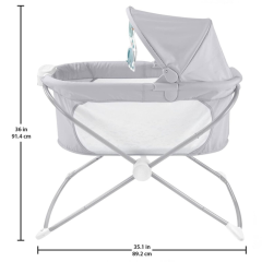 Fisher Price Katlanabilir, Müzikli ve Işıklı Soothing View Projeksiyon Beşiği GWD36
