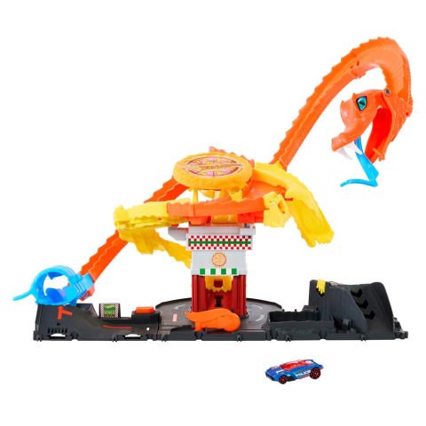 Hot Wheels Pizza Dükkanında Kobra Macerası Oyun Seti HTN81