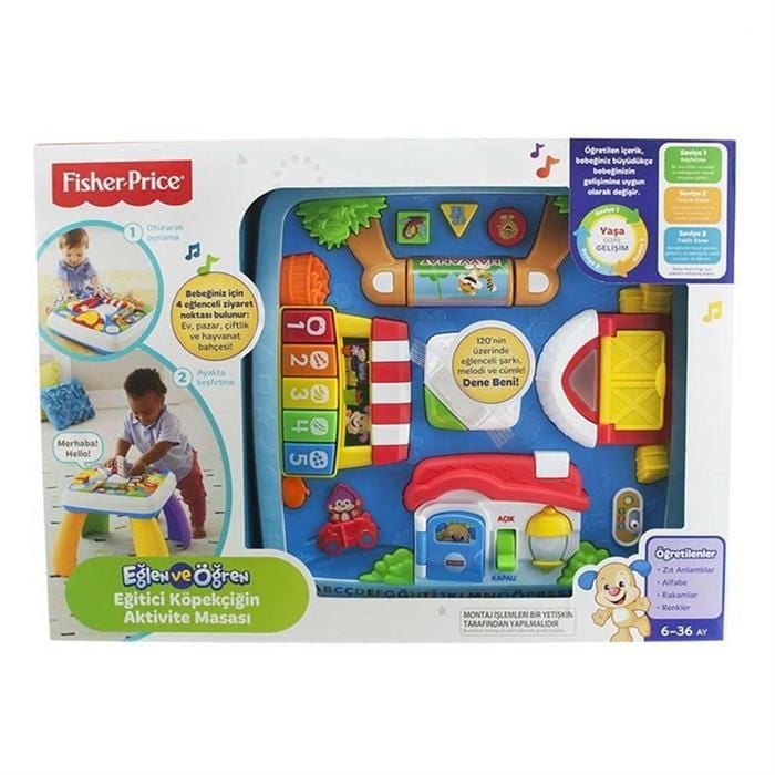 Fisher Price Eğitici Köpekçiğin Aktivite Masası DRH44