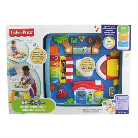 Fisher Price Eğitici Köpekçiğin Aktivite Masası DRH44