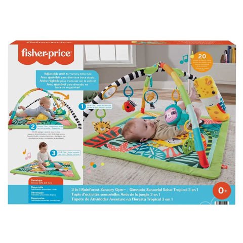 Fisher-Price 3'ü 1 Arada Yağmur Ormanı Jimnastik Merkezi HJW08