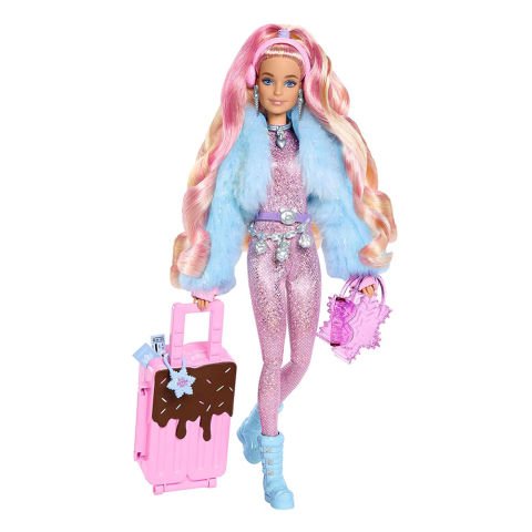 Barbie Extra Seyehat Bebekleri Kar Temalı HPB16