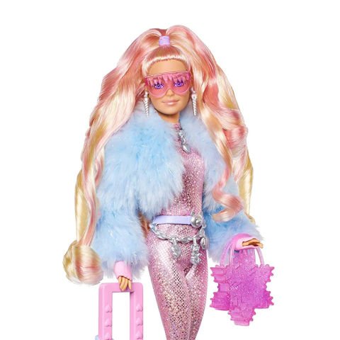 Barbie Extra Seyehat Bebekleri Kar Temalı HPB16