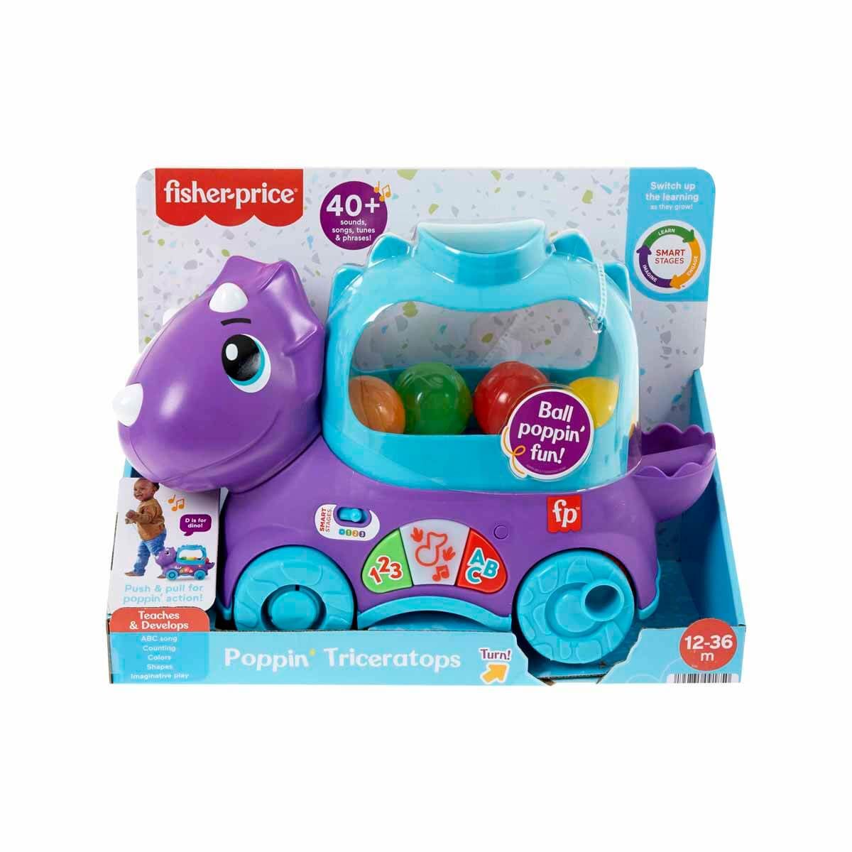 Fisher Price Sesli ve Işıklı Eğlenceli Dinozor HNR55