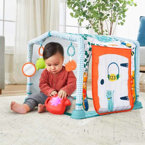 Fisher Price 3'ü 1 Arada Sevimli Kulübe Jimnastik Merkezi HJK45