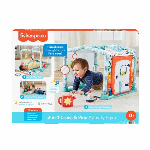 Fisher Price 3'ü 1 Arada Sevimli Kulübe Jimnastik Merkezi HJK45