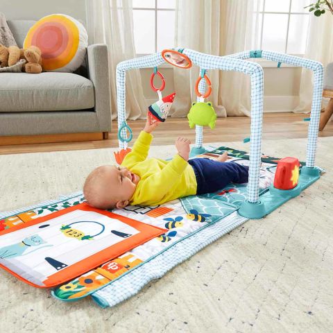 Fisher Price 3'ü 1 Arada Sevimli Kulübe Jimnastik Merkezi HJK45