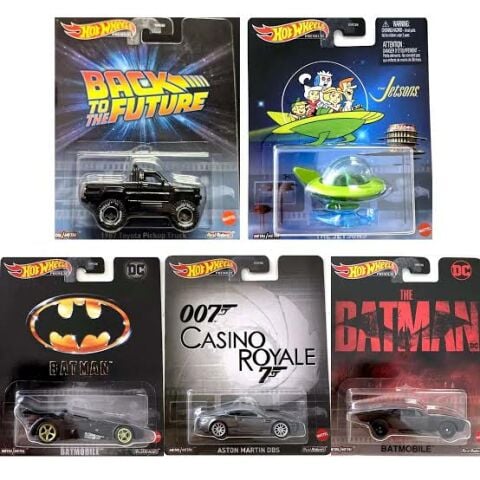 Hot Wheels Premium 5'li Retro Entertainment 2023 DMC55