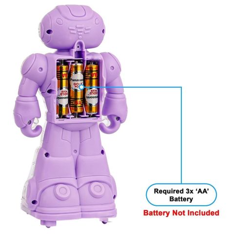 Sesli Ve Işıklı 360 Derece Dönen Oyuncak Robot KZL-6038A