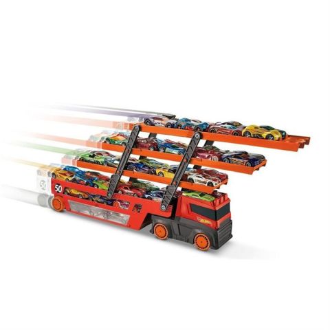 Hot Wheels Mega Tır Kırmızı Turuncu GHR48