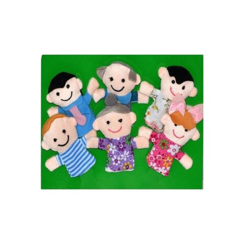 Aile Parmak Kukla 6'Lı 310072