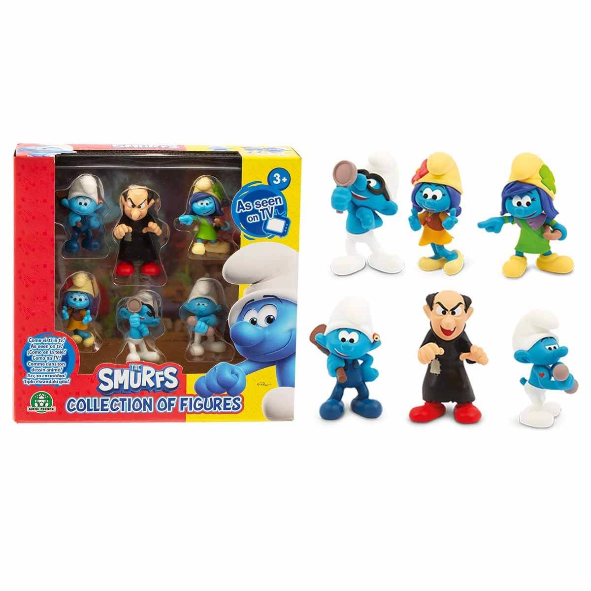 Şirinler 6'lı Figür Seti PUF14000 - Gargamel Figürlü Set